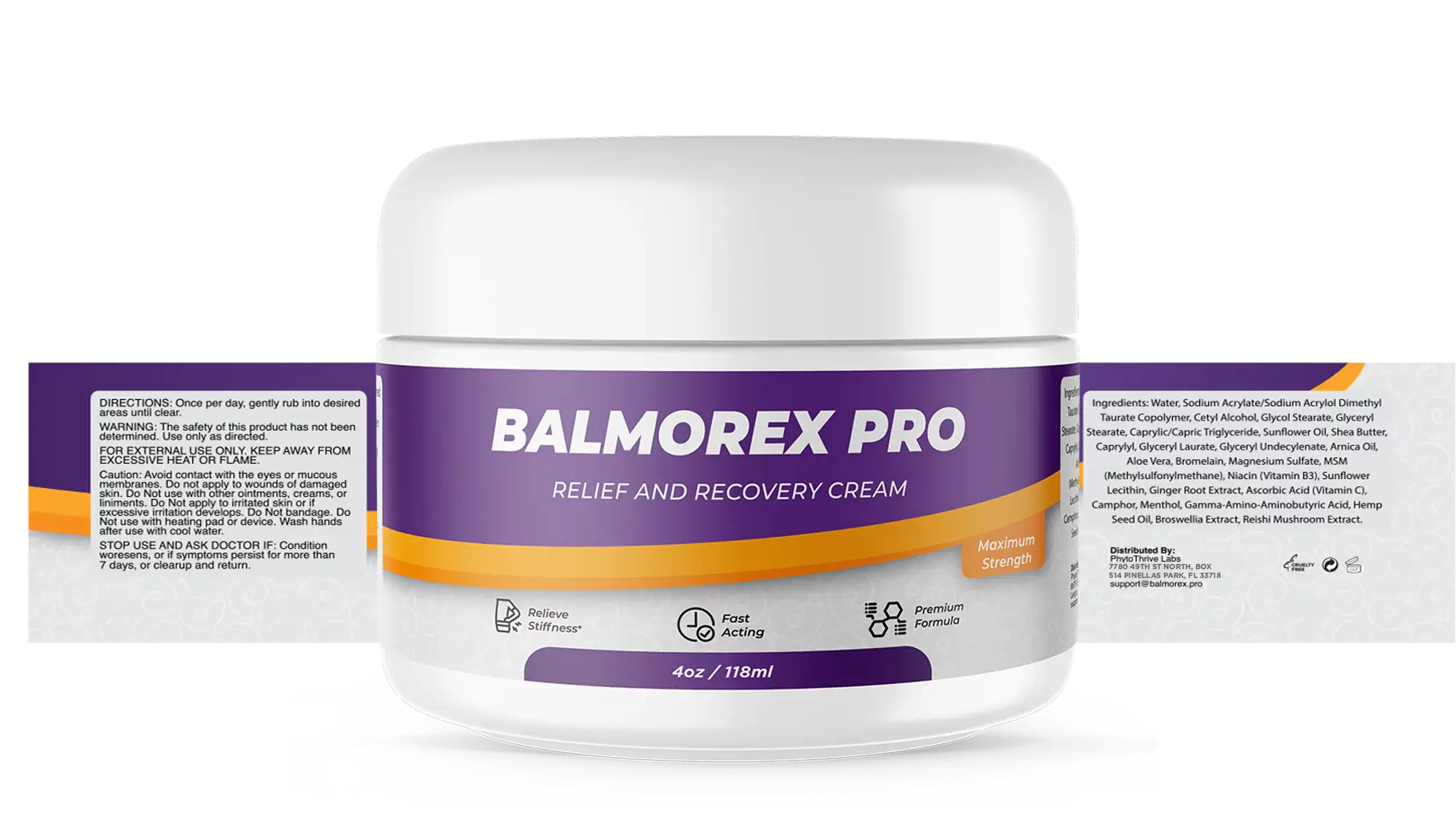 Balmorex Pro label